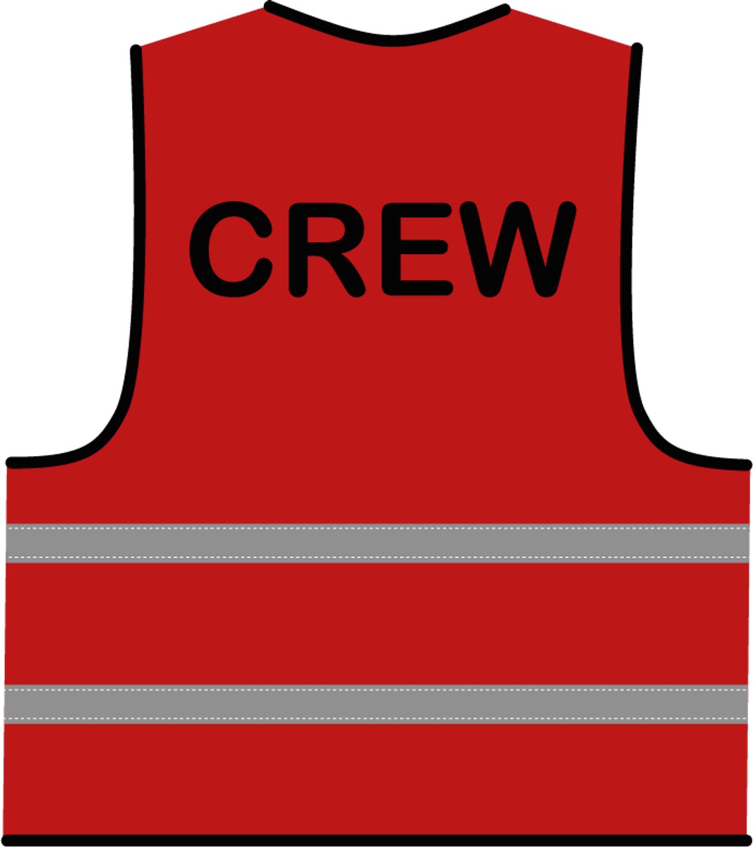 Crew hesje rood