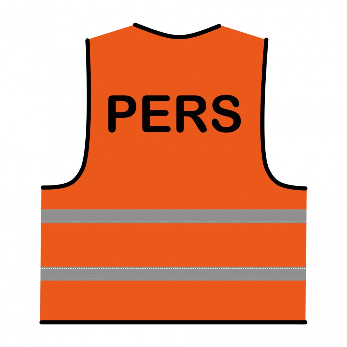Pers hesje oranje