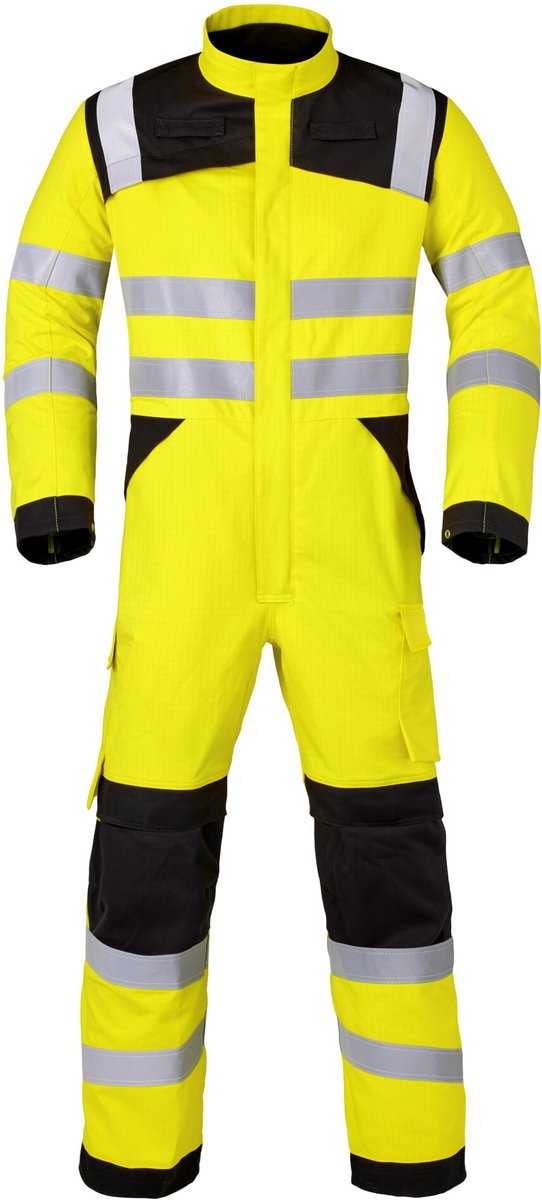 HAVEP Overall Multiprotector 20435 - Fluo Geel/Charcoal - 58