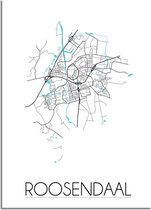 DesignClaud Roosendaal Plattegrond poster  - A3 poster (29,7x42cm)