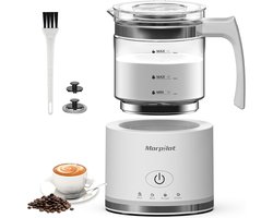 Elektrische melkopschuimer - 4-in-1 functie, 500 ml, ideaal voor cappuccino, macchiato en meer