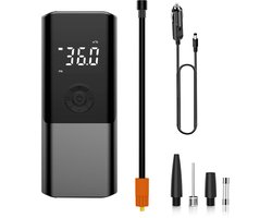 Elektrische Fietspomp - Scooter Motor Auto - Draagbare luchtcompressor bandenpomp - 4500mAH - Auto opladen