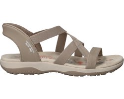 Skechers REGGAE SLIM - STRETCH FLEX Dames Sandalen - Taupe