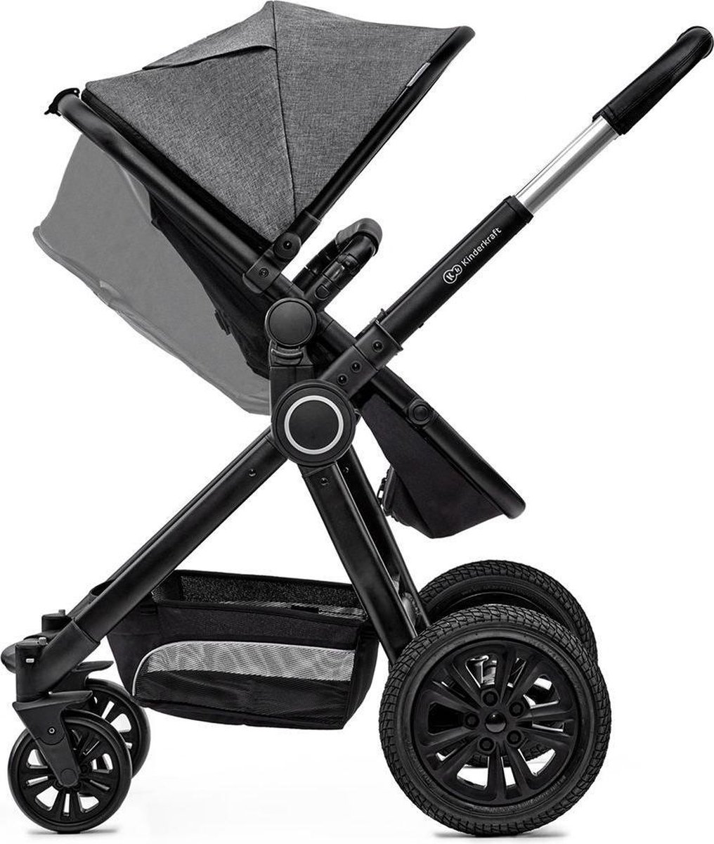 Kinderkraft Kinderwagen Veo 2 in 1 Black-Grey