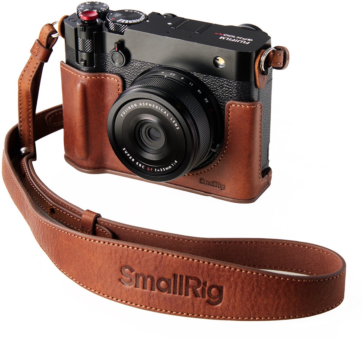 SmallRig 5267 Leather Case Kit For Fujifilm GFX100RF Brown