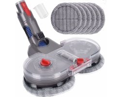 Geschikt voor Geschikt voor Dyson V7 V8 V10 V11 V15 Vervangende elektrische bezem - Diepe reiniging met 1 watertank en 6 doeken inbegrepen