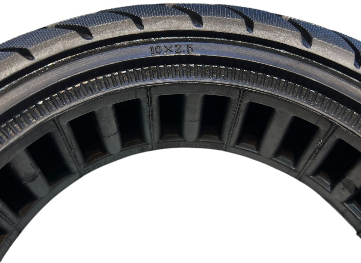 Afbeelding 2 van volrubber anti lek band | 10 inch band elektrische step | segway ninebot g30 max elektrische step of vergelijkbaar model 10 inch band