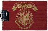 Harry Potter - Welcome to Hogwarts Door Mat - Red