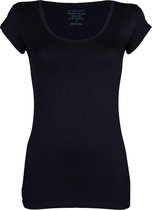 Dames T-shirt - Zwart  - CLAESEN'S M