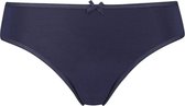 RJ Bodywear - Dames - Pure Color String beige  - Blauw - S