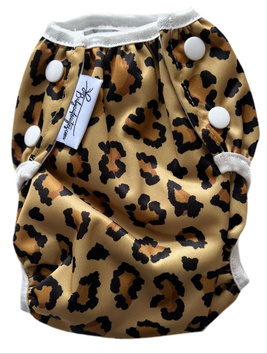 Wasbare Zwemluiers baby - Panterprint - 3 - 15kg