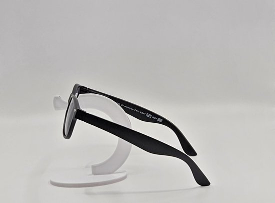 Zonnebril +2.5 unisex bril op sterkte met etui en doekje, getinte zwarte zonbeschermingsbril glaasjes +2,5 / zonnebril lenzen, unisex zwarte mat montuur / READING SUNGLASSES / lunette de lecture / Aland optiek / 103 SUN DISPLAY van Merkloos — afbeelding 2