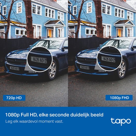 Tapo C500 Beveiligingscamera buiten - Full HD - 360° horizontaal & 130° verticaal - IP65-WiFi Camera