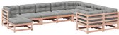 vidaXL-10-delige-Loungeset-met-kussens-massief-douglas-vurenhout