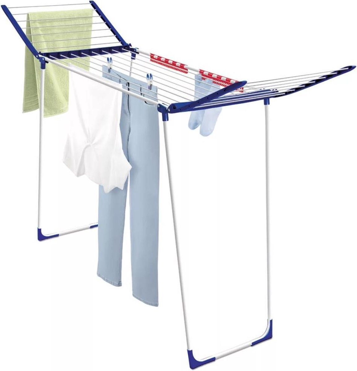 Leifheit Pegasus 180 Solid MAXX Droogrek - 18m Drooglengte - Extra Hoog - Wit
