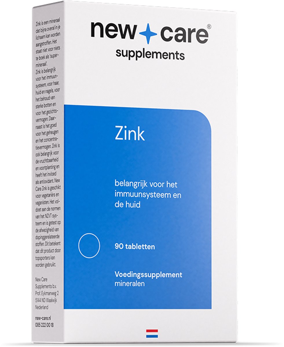 Goedkoopste New Care Zink citraat picolinaat - 90 tabletten - NZVT - vegan