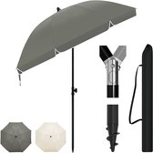 Bol.com Strandparasol met grondboor - Zomeraccessoire - Parasolhouder strand - Zonbescherming - Windbestendige parasol - Strandd... aanbieding