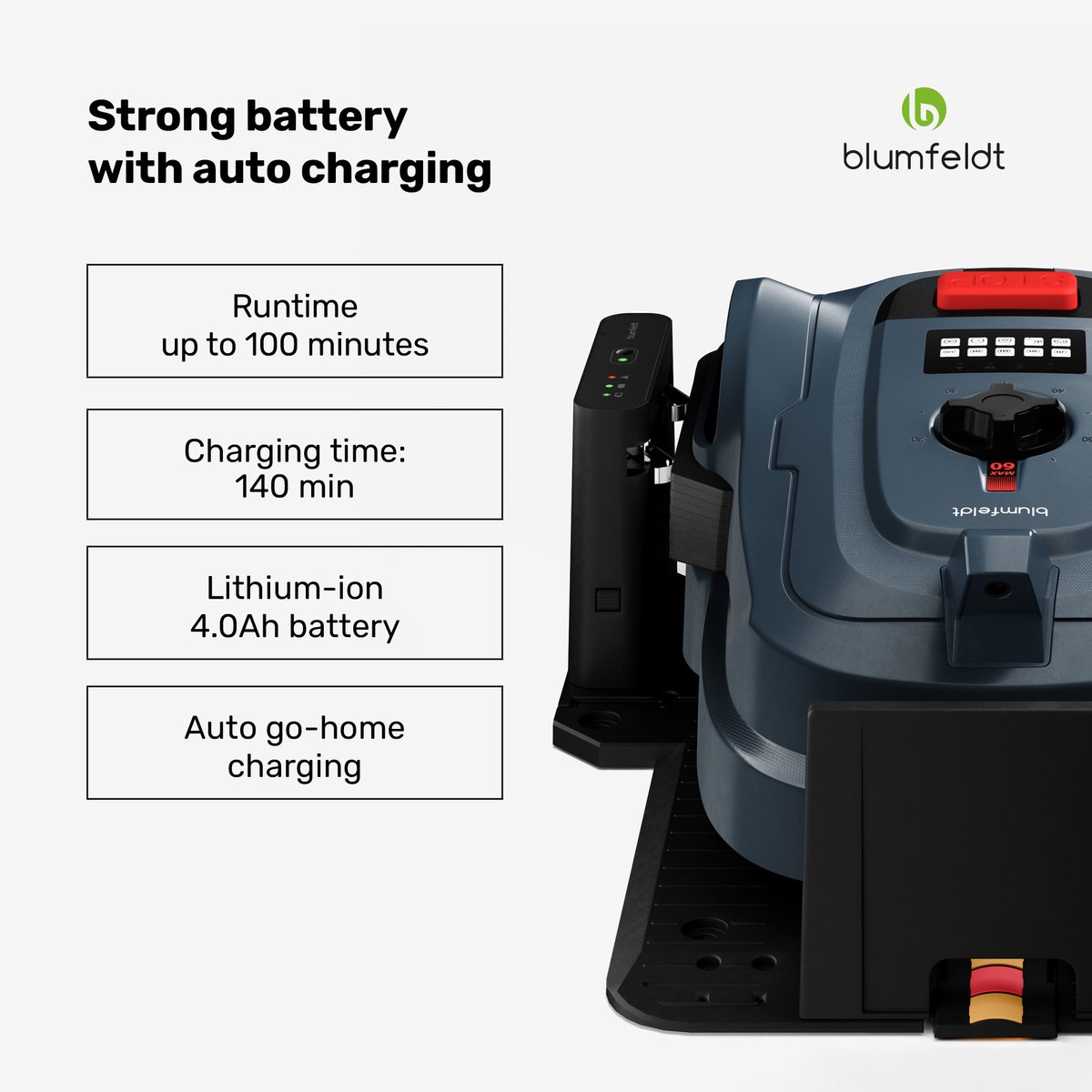 Blumfeldt GrassConnect Voedingsadapter Voor Robotmaaier - afbeelding 2