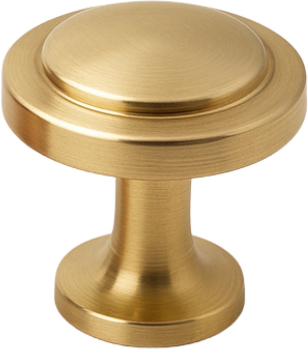 Kastknop Goud Memphis 32mm - Knoppen voor keukenkast - deurknopjes - Meubelknoppen / Kastknoppen Goud