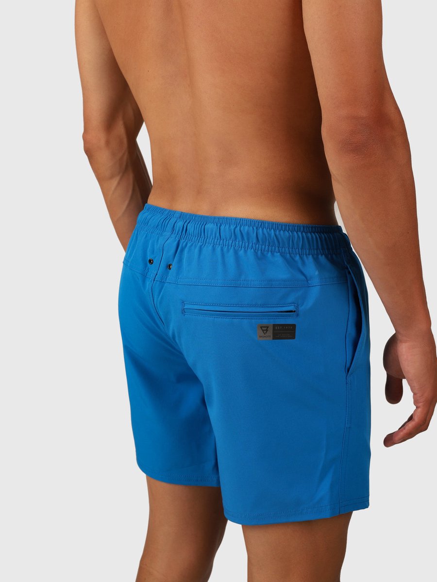 Brunotti Bru - conic Zwembroek Heren - Zwemshort met 4 - Way Stretch - Neon Blue — afbeelding 6