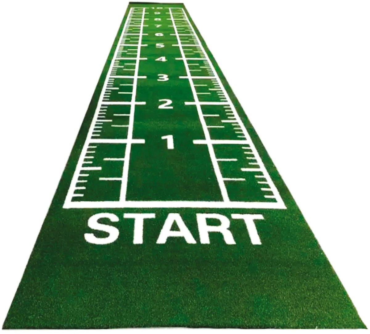 Toorx Professional Sprinttrack kunstgras - 12 x 2 meter - 16 mm - Groen