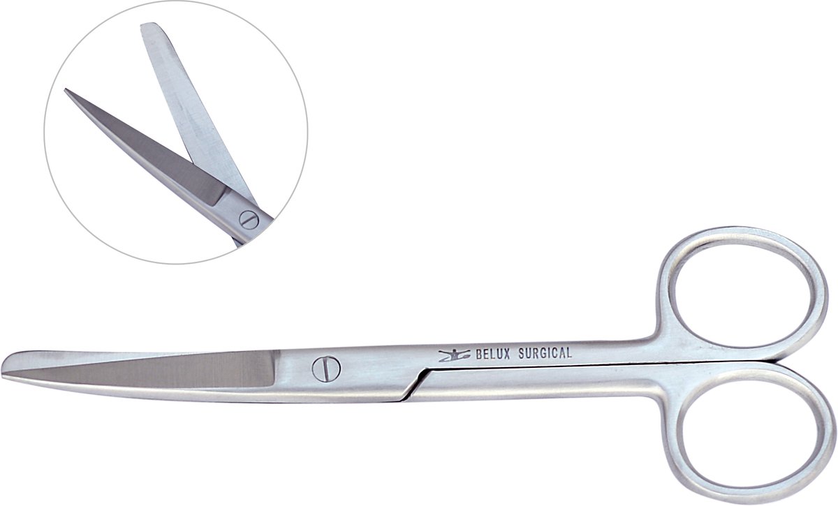 Goedkoopste Belux Surgical Instruments /TandHeelkundige schaar in inox Scherp/stomp EN Stomp & Stomp set van 2 14cm