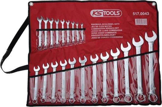 KS Tools 517.0315 CLASSIC TX-Doppel-Gelenkschlüssel – Größe T15 X T20, Robust, Für Schrauben Mit Torx-Antrieb