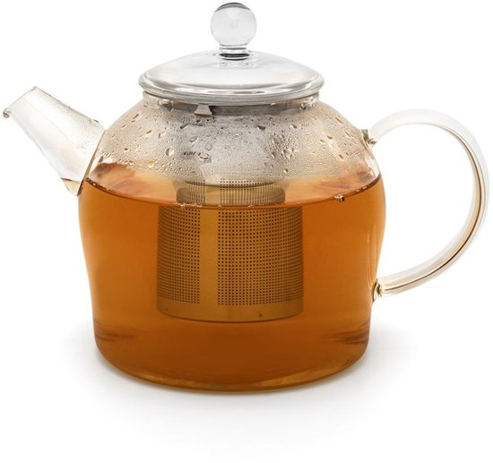 Bredemeijer - Glazen Minuet Santhee theepot 0,5L +filter - theezeef