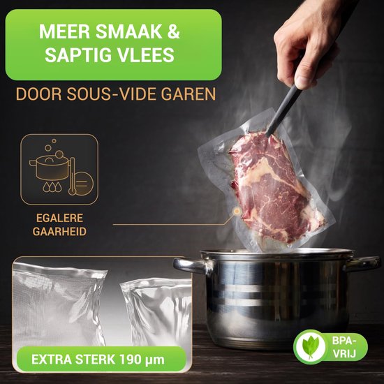 3 Rouleaux De Mise Sous Vide, Pour Machine Sous Vide Foodsaver,  25cm X 5m Chaque 70950549