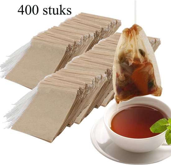 Lege theezakjes - 400 stuks