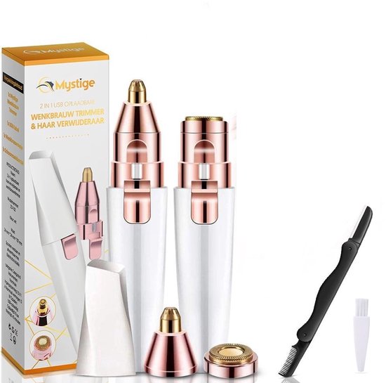 Mystige 2 in 1 Wenkbrauw Trimmer