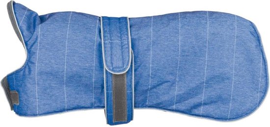 Trixie Belfort Winter Coat Blue Hondenjas Maat - 55cm