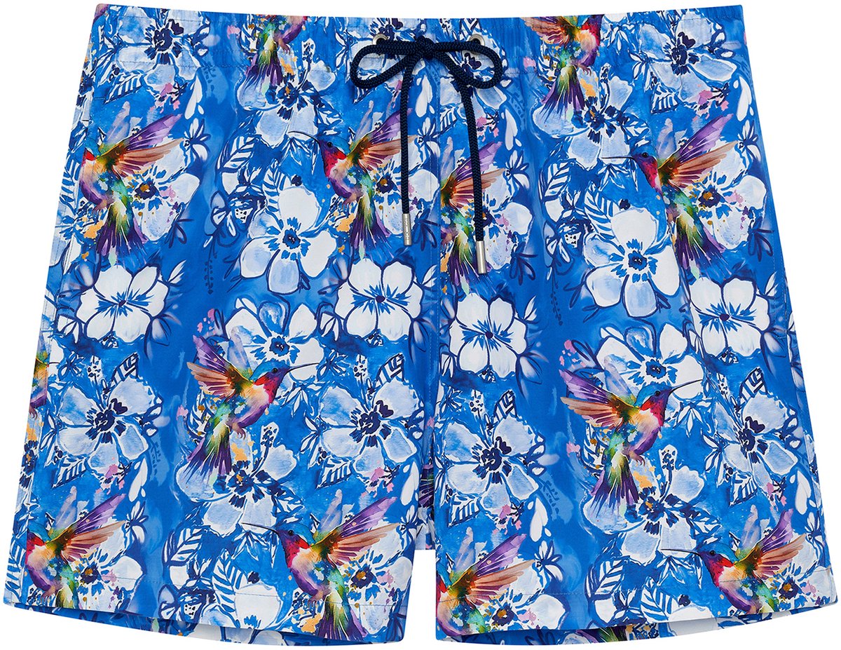 HOM Badeshorts Beach Boxer Colibris