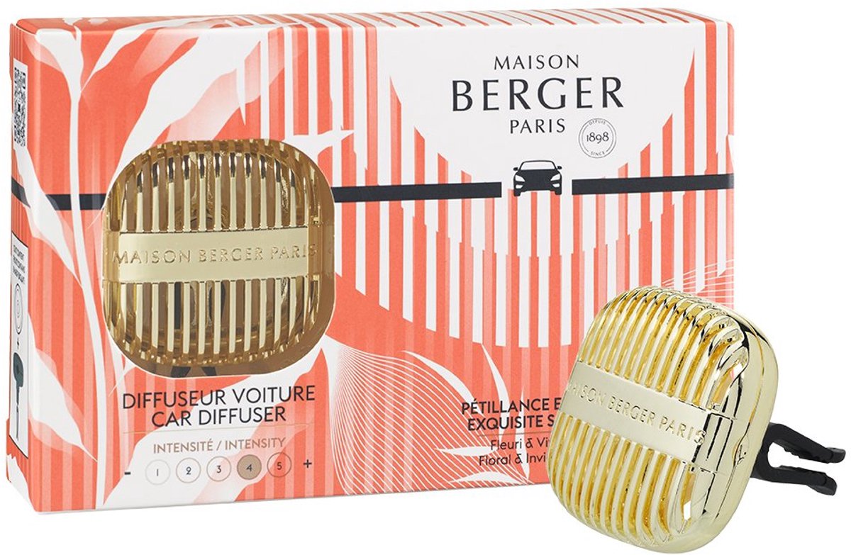 Maison Berger Paris autoparfum set cannelo exquisite sparkle