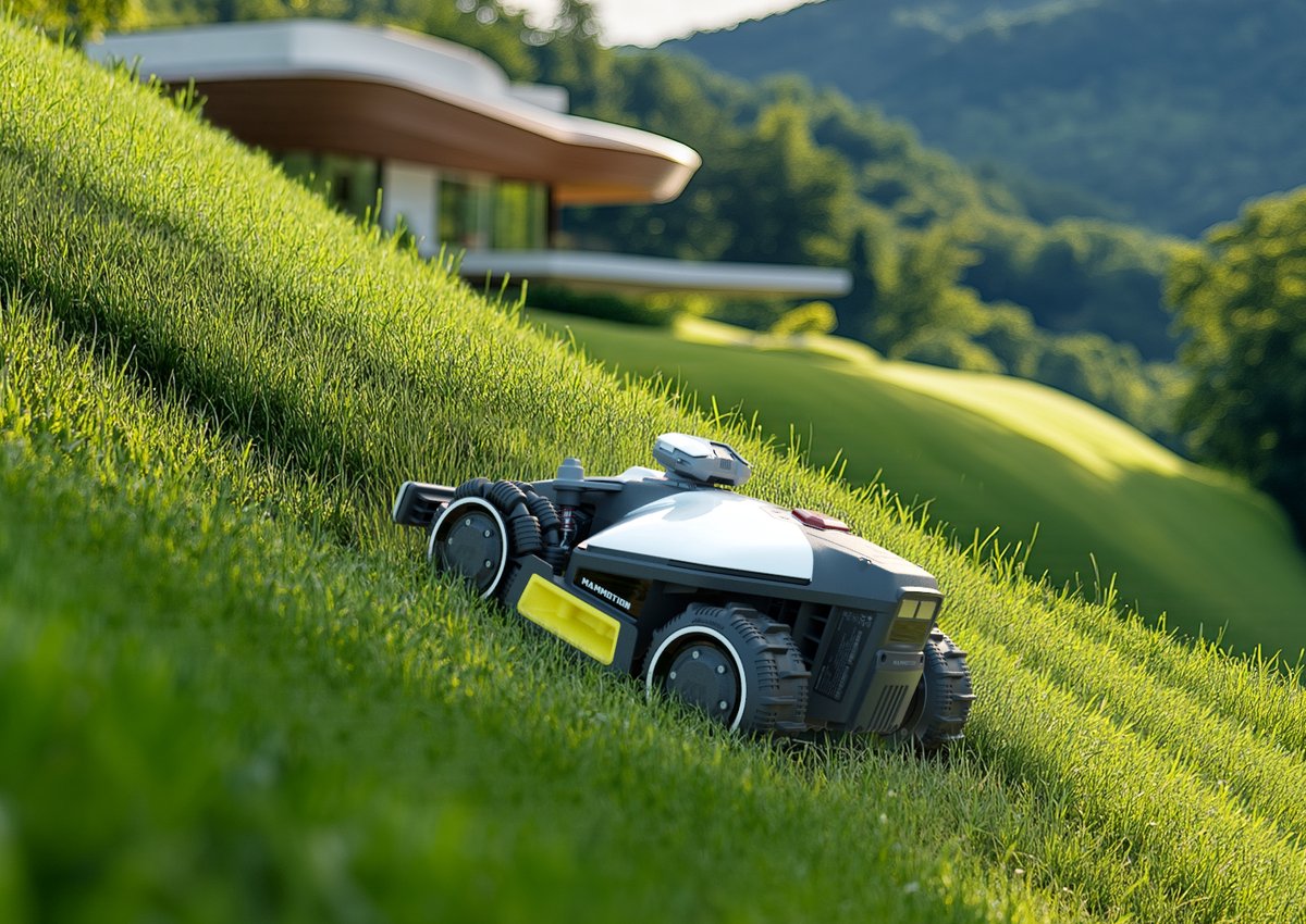 Afbeelding 2 van Mammotion Luba 2 AWD 800 mini - robotmaaier - draadloos - GPS - Model 2025 - geen draad - Wifi en app bediening - Vision + RTK - 4 wielaandrijving