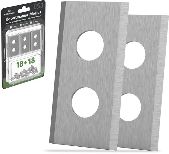 Universele Robotmaaier Mesjes staal 18 stuks voor Worx Landroid, Einhell, Central Park, Fuxtec, Güde, Kress, Parkside, meer