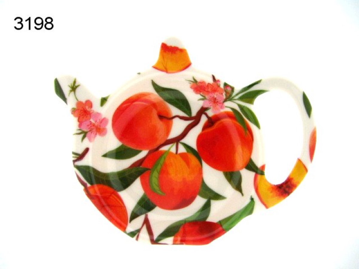Lesser & Pavey Theetip Perzik – Melamine – Theezakjeshouder – Decoratief