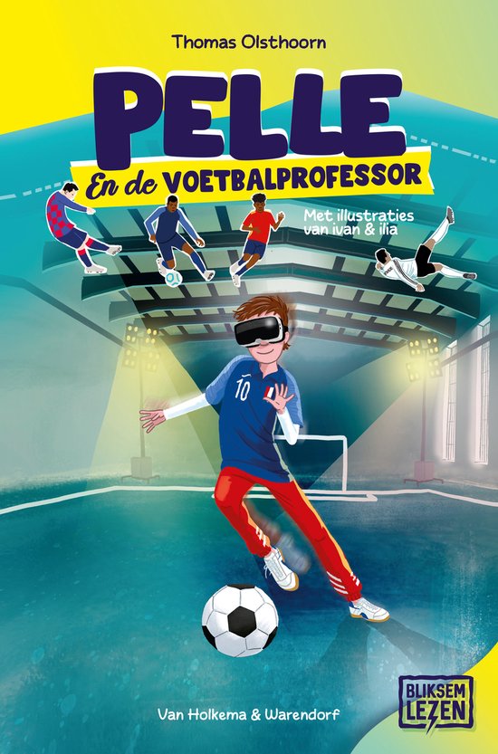 Bliksemlezen - Pelle en de Voetbalprofessor - cover