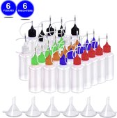 30 ml lege lijmfles met naald precisie tip - 6 stuks voor papier quilling doe-het-zelf... | bol