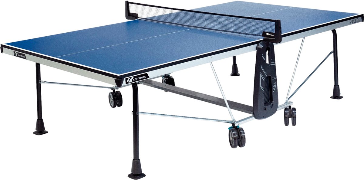 400 indoor tafeltennistafel Cornilleau blauw