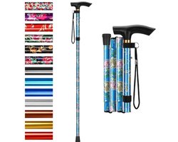 SUMOH® Wandelstok Blauw Sterke Kwaliteit