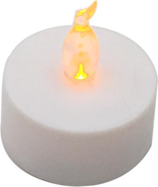 LED Kaarsen - LED Theelicht- Waxinelicht - Batterij LED - LED Verlichting -... | bol.com