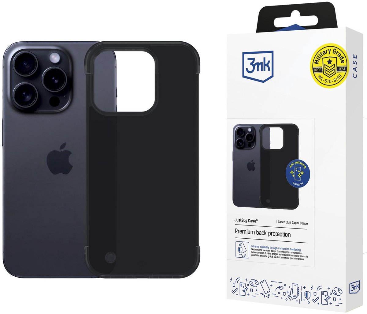 Apple iPhone 13 Pro - 3mk Just20g Matte Hoesje