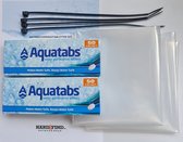 Aquatabs® Waterzuiveringstabletten Set - 100 stuks - Compleet pakket voor het zuiveren van 100 liter water