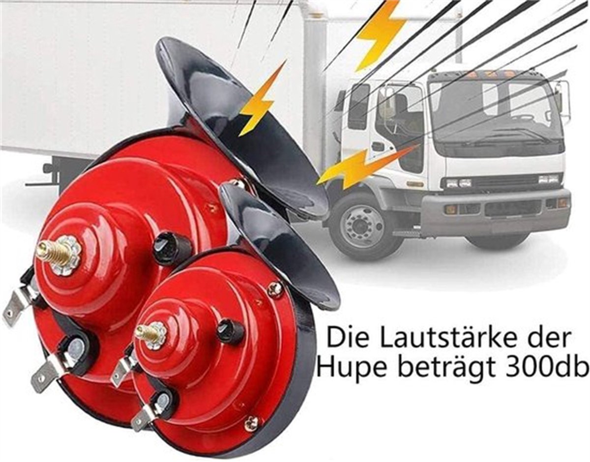 Truxon, 12 V, Dubbele Buis, Luchthoorn, LWK Claxon, Super Luide Autoclaxon Met Compressor Trein Luid Kit Voor Alle V Voertuigen 2313013317