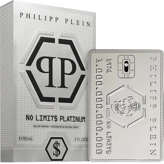 Philipp Plein No Limits Platinum - 90 ml - eau de parfum spray - herenparfum