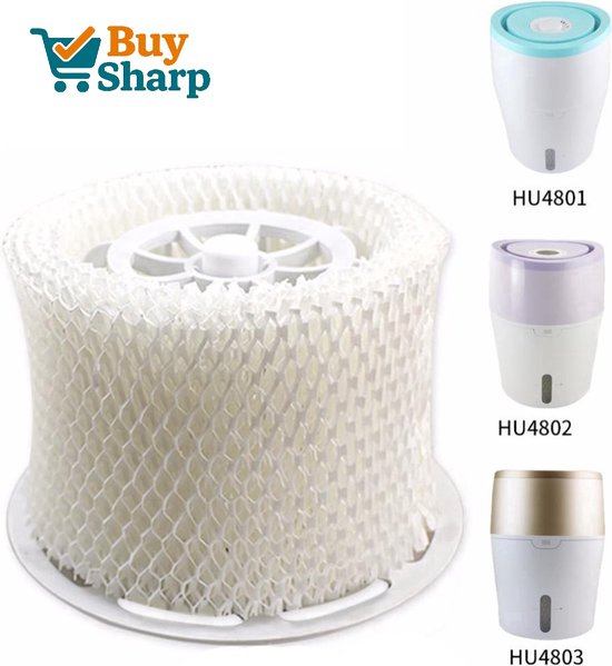 HU4102/01 - Vervangingsfilter geschikt voor Philips luchtbevochtiger HU4801, HU4802, HU4803, HU4810 - Filter
