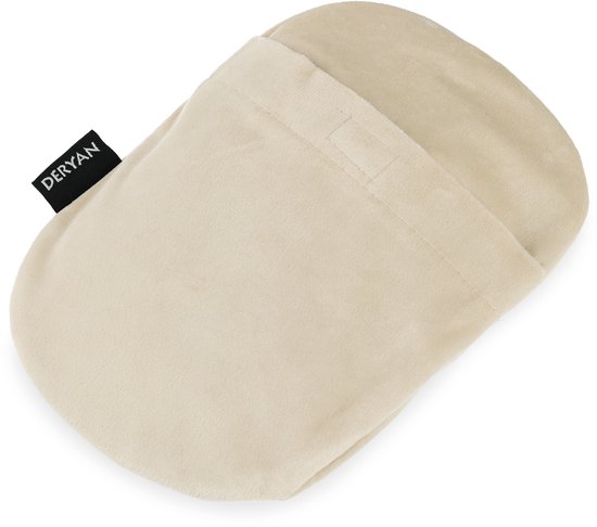 Deryan Elektrische Warmtekruik incl. kruikenzak - warmtekussen - creme — afbeelding 4
