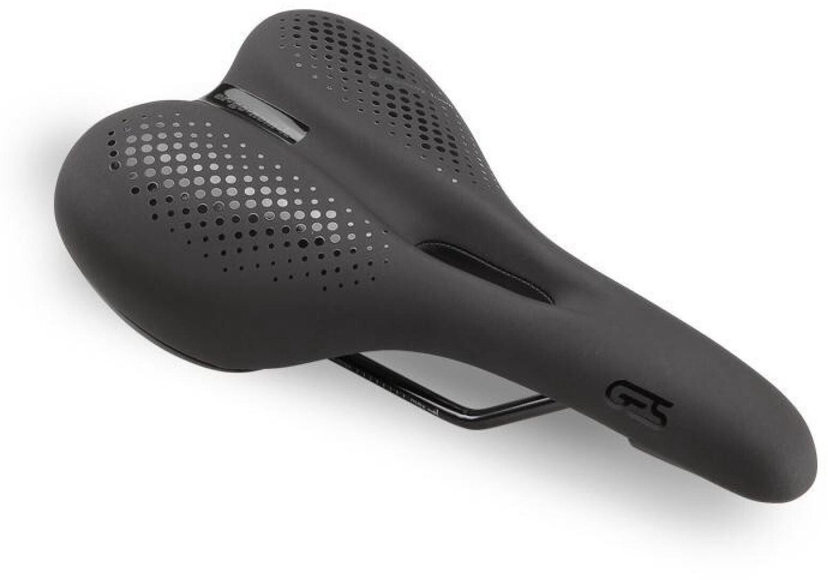 Ges Ergo Memory Foam Zadel - Zwart
