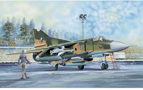 Trumpeter Modelbouwpakket Militaire voertuigen - 03209 Mikoyan-Gurevich MiG-23MF Flogger-B - Straaljager Plastic - 1:32 - Modelbouw